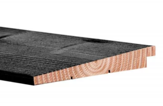 Ca. 60x Zweeds rabat zwart gedompeld, lengte: 300cm